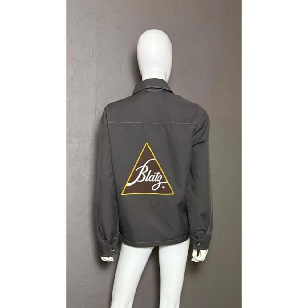 Vintage 1940's Eisenhower Jacket from Miyabi Brown Blatz Beer Back Patch S/M